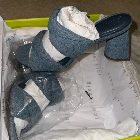 Gianni Bini Shoes - Gianni Bini Denim Heels